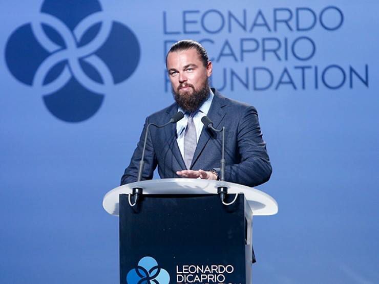 DiCaprio held the most expensive and star-studded charity gala image