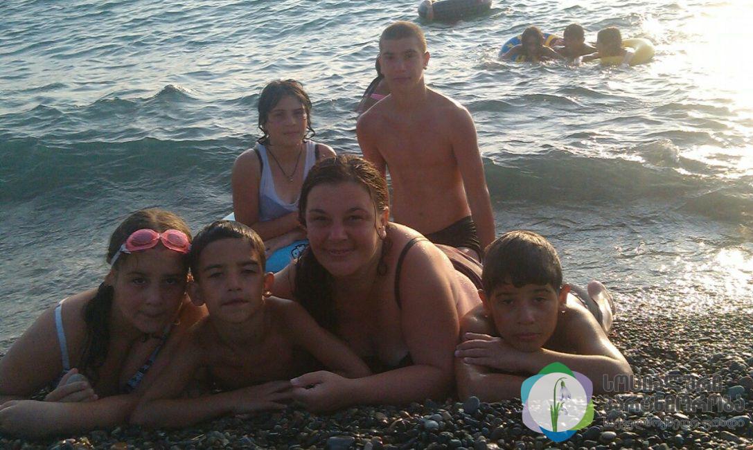 Многодетная семья Сабашвили на море! image