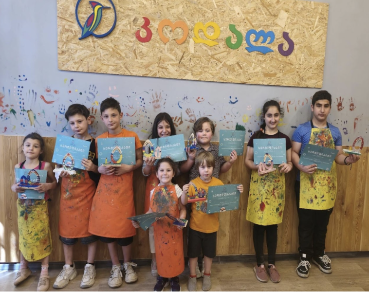 The little "Picassos" of the Chernovetskyi Fund visited a toy-making workshop at the "Kodala" company image