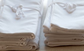 Bed-sheets and Linen from “Rooms Hotel” for the Bedridden Old People image