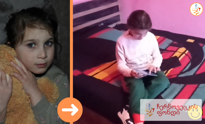 It's just as cold at my home as it is outside. 6-year-old Mariam can't fall asleep because of the cold and dreams of a warm home